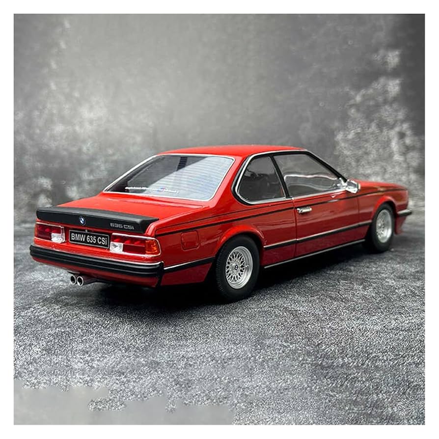 Amazon | ミニカーモデル 1:18スケール レッド BMW 635 E24 1984