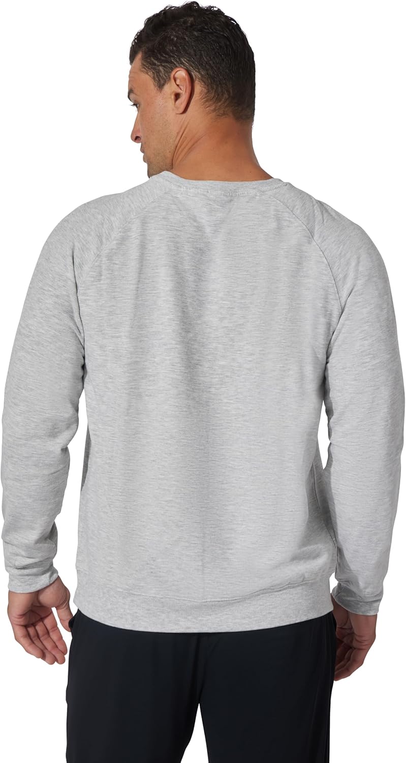 90 Degree By Reflex Men's Terry Brushed Long Sleeve Top - Image 5