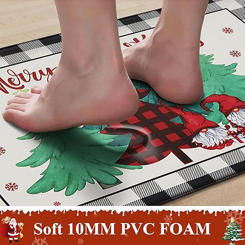 Miniatura 21 de Bsmathom Anti Fatigue Kitchen Rug Set of 2, Cushioned Non Slip Kitchen Rugs and Mats, Pumpkin Kitchen Mats for Floor Set, Waterproof Runner Rug