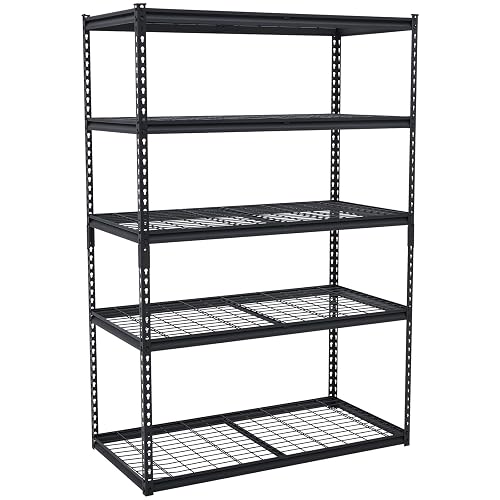 GarveeTech Heavy Duty Garage Shelving Unit product photo (Garage & Utility Shelving) — ScooterReviewPro review