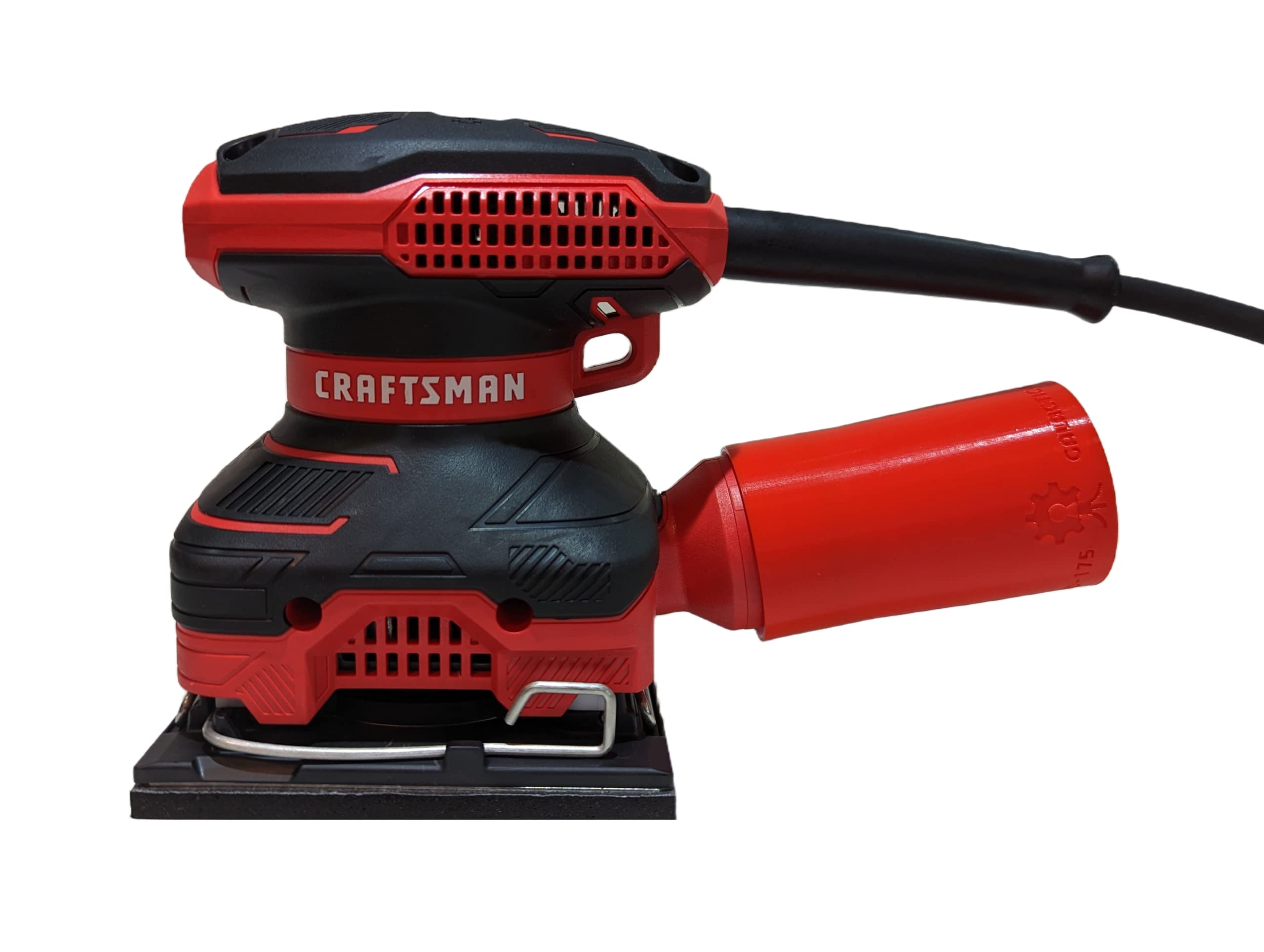 Vacuum Hose Adapter for Dewalt Sanders to Shop Vac, Dust Collection Connector - Galactic Gadgets (1 7/8in - Red)