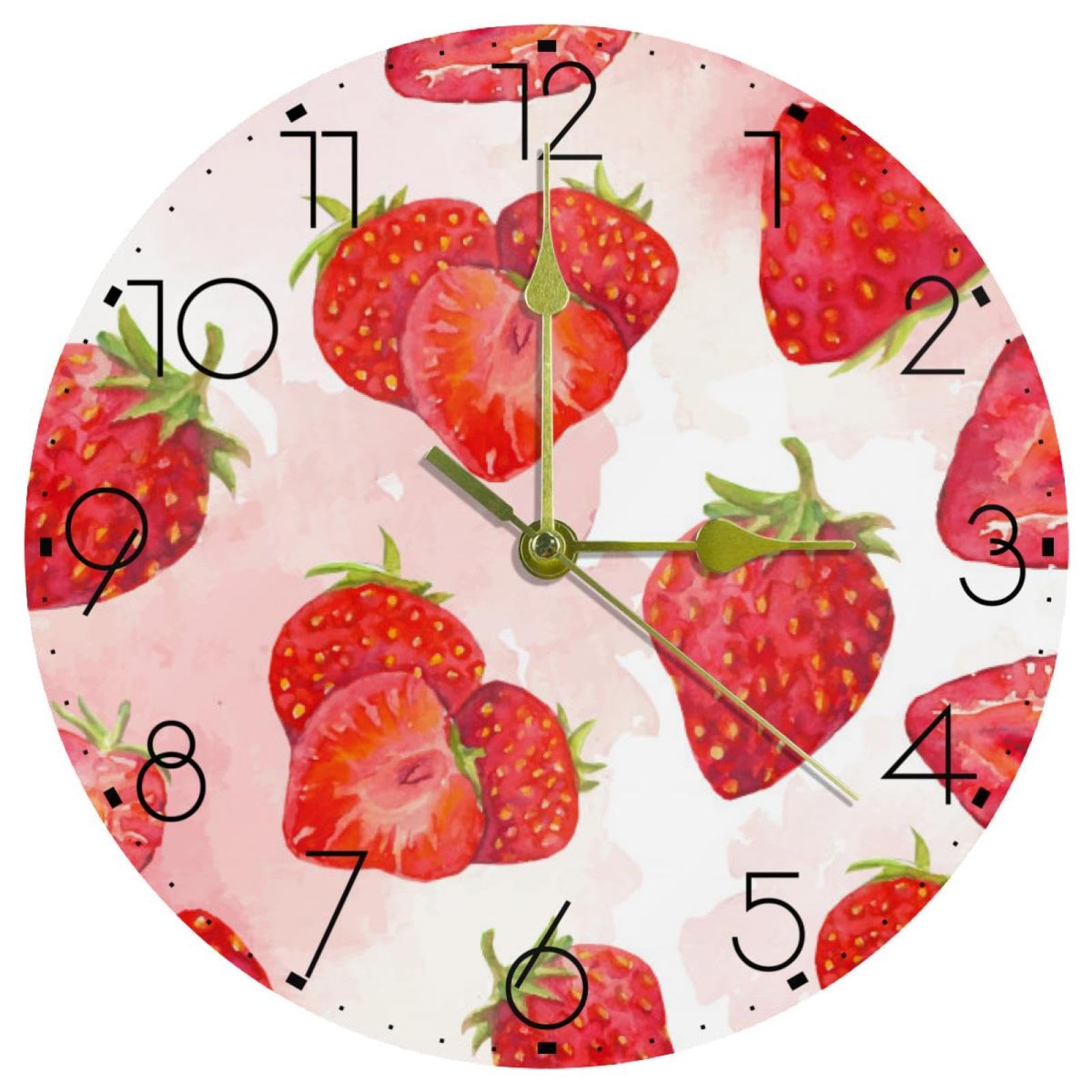 Horloge murale silencieuse en acrylique de 25cm sans tic-tac pour une chambre sereine