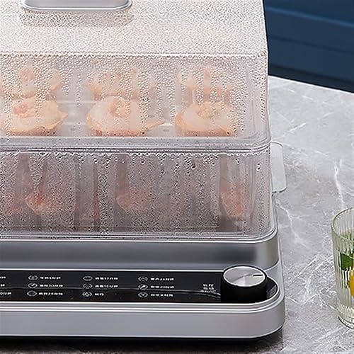 Miniatura 4 de Olla de sopa plegable de velocidad vaporera eléctrica para el hogar pequeña multifuncional gran capacidad tres capas vaporizador eléctrico multicapa