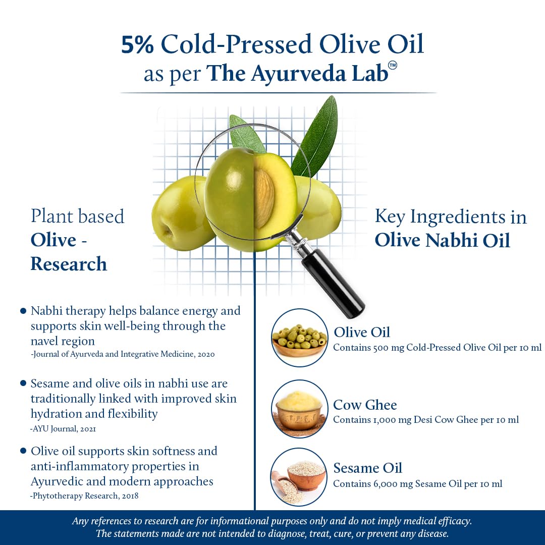 Blue Nectar Nabhi Oil with Ghee & Olive Oil, 30 ml (Pack of 1) - Image 4