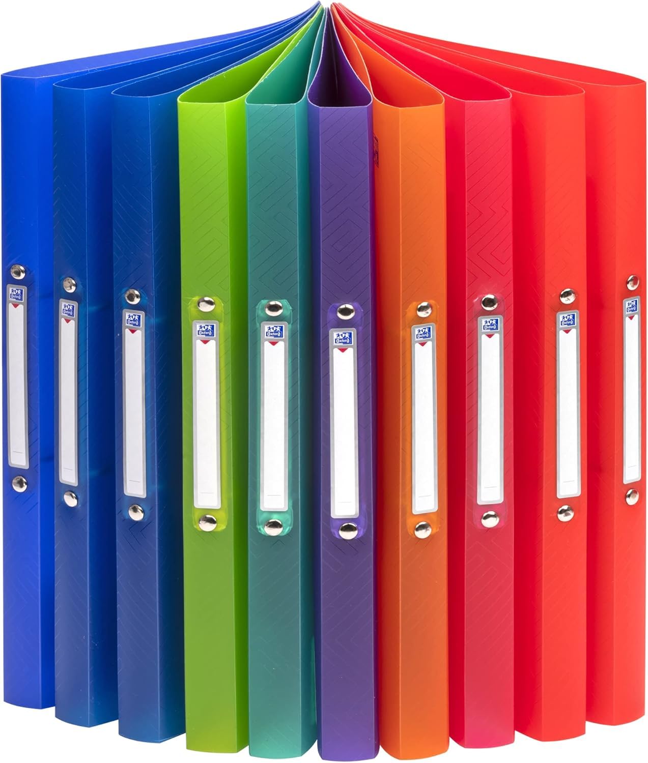 Oxford Urban Ring Binder A4 Spine Width 2 cm 2 Rings 8 Colours Pack of 10