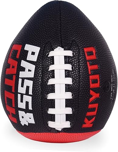 Miniatura 10 de PassCatch - Fútbol de entrenamiento, equipo de entrenamiento de fútbol de cuero compuesto, tamaño para niñosjóvenes (edades 7-13) y tamaño oficial