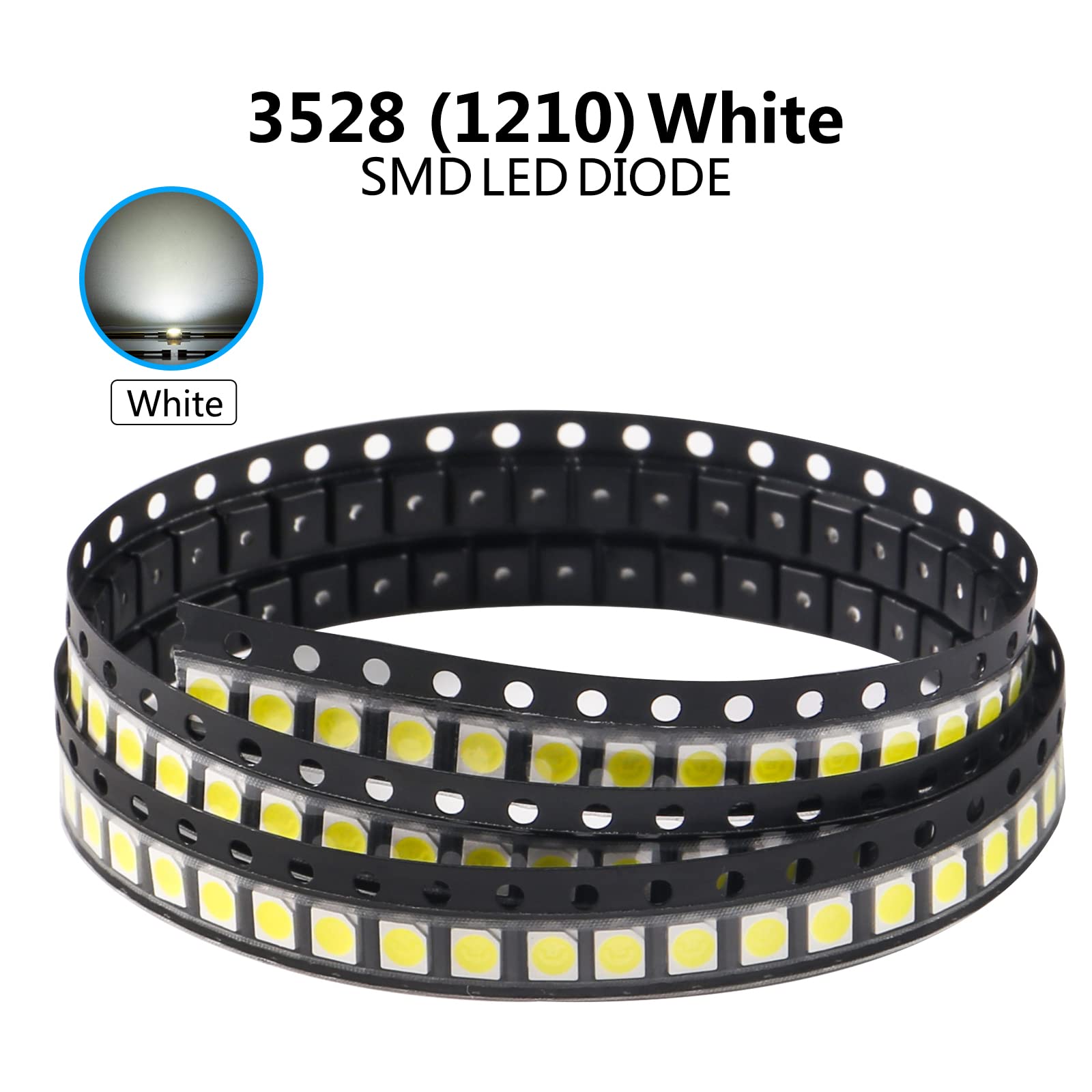 Amazon.com: Coliao 200pcs 3528(1210) White SMD LED Diode Lights