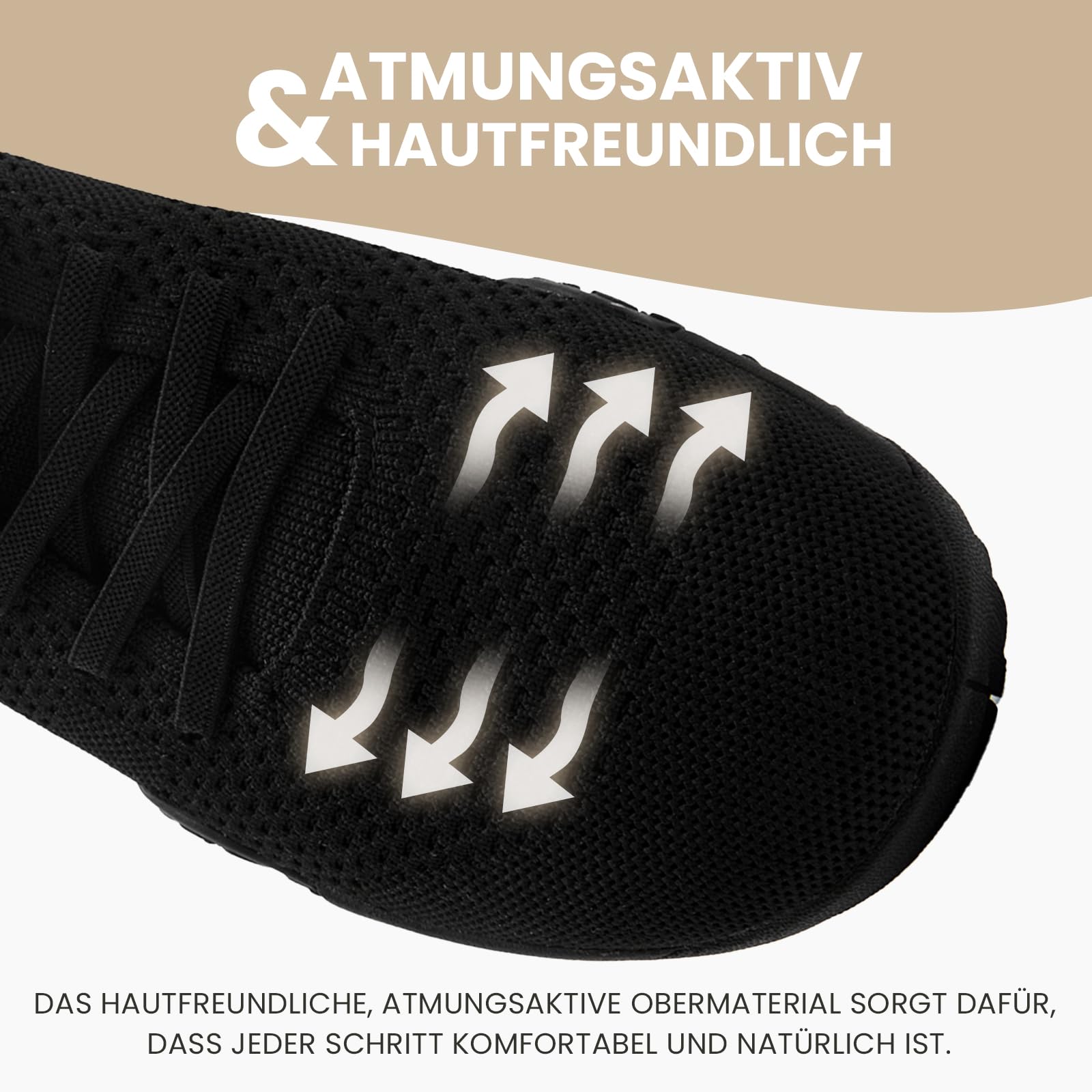 Barfussschuhe Damen Weich Turnschuhe Hallenschuhe Atmungsaktiv Laufschuhe Trainlaufschuhe Bequem Sportschuhe Barfußschuhe Fitnessstudio rutschfest