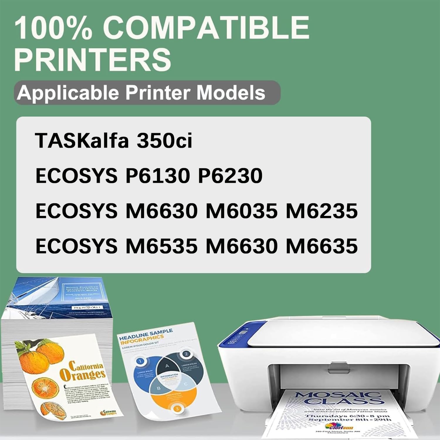 JUNTINE Remanufactured TR-5140 Transfer Belt Assembly Replacement for TR-5140 302NR93064 Transfer Belt Assembly Compatible with Kyocera P6130 P6230 M6630 M6035 M6235 M6535 M6630 M6635 350ci(1-Pack)