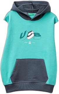 United Colors of Benetton Maglia C/CAPP. M/L 3j68c205k Felpa con Cappuccio Bambini e Ragazzi