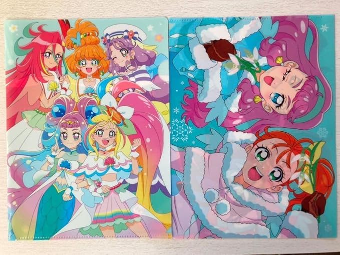 Amazon Co Jp トロピカルジュプリキュア付録2枚セット プリキュア クリアファイルアニメージュ22年1月増刊号 付録のみ Hobbies
