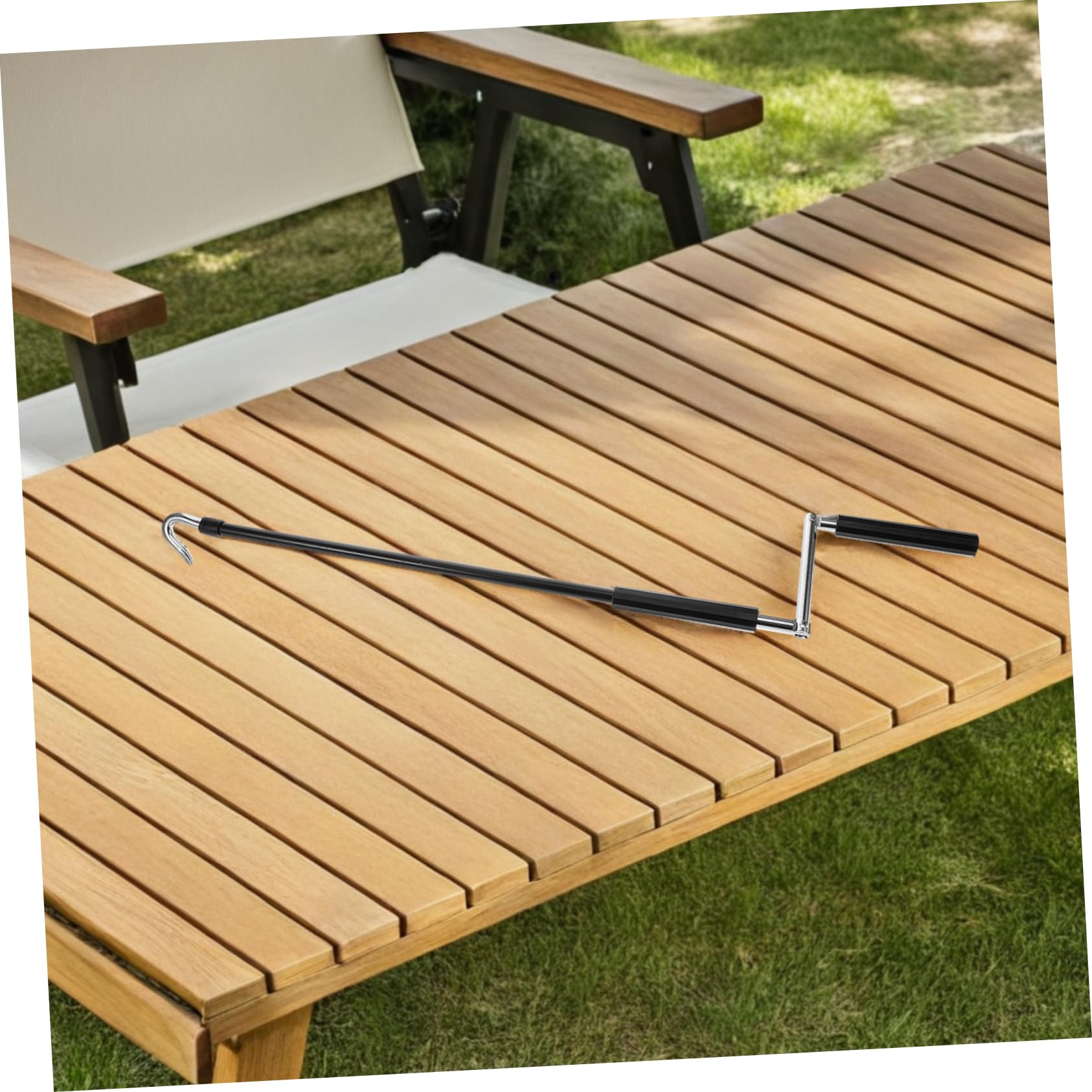 ibasenice Astina Per Copertura Da Sole Esterna Manovella Manuale Compatta e Leggera Per Tendalino Camper Adatta Per Patio Tende Da Sole Rv e Coperture Esterne