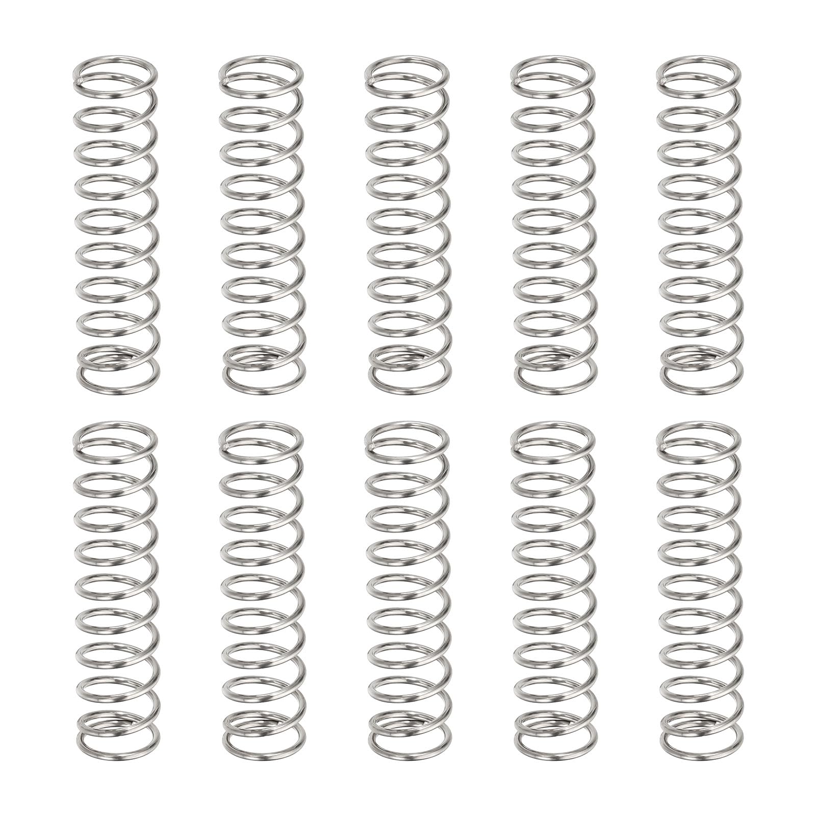 uxcell 10Pcs Compression Spring 0.8mm Wire Diameter x 10mm OD x 20mm Long — Amazon image 25