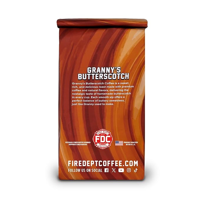 Fire Department Coffee - Café en Grano Granny's Butterscotch - 340 g miniatura 7