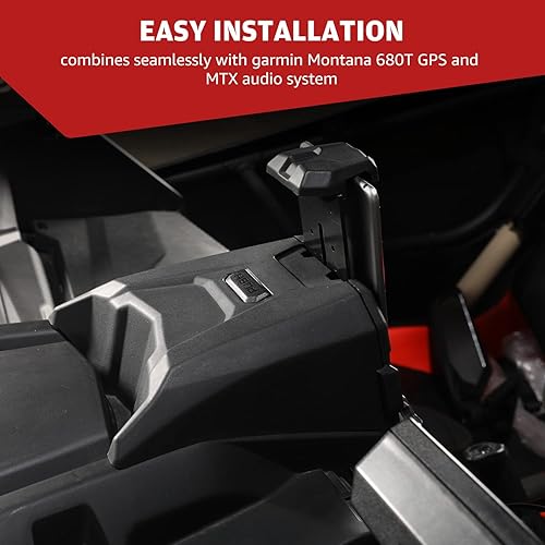 Miniatura 7 de HAKA TOUGH X3 Soporte para tableta de dispositivo electrónico, soporte GPS para iPad o teléfono, soporte GPS compatible con 2017-2025 Can Am