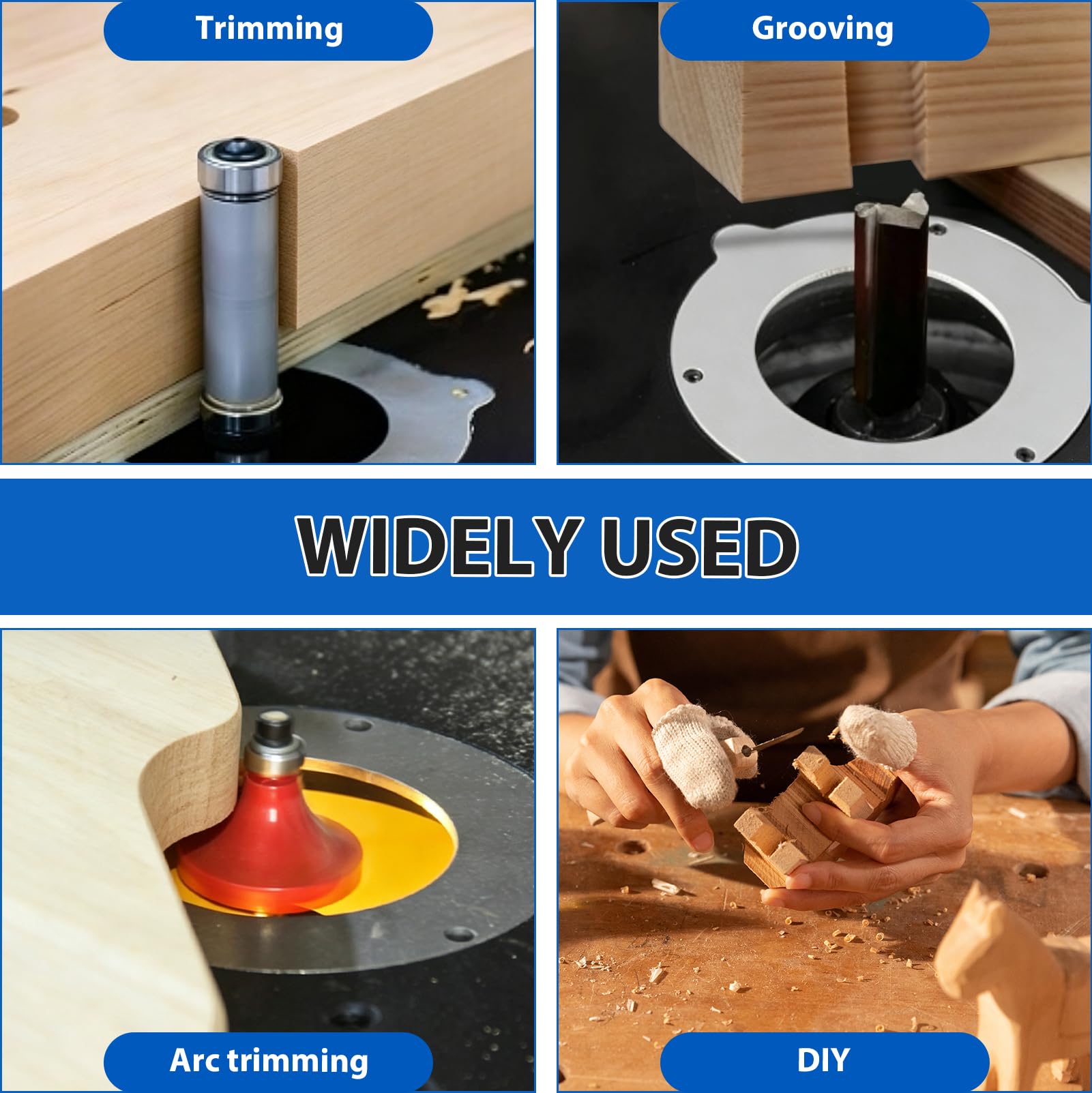 Oberfräsenhebetisch, Trimmen Maschine Invertiert Hubtisch Frästisch | Router Tisch Lift Kit,Trimmmaschine Inverted Lifting Table Router Lift, Holzbearbeitung, 65mm, für RT0700C/RT0702C/DRT50