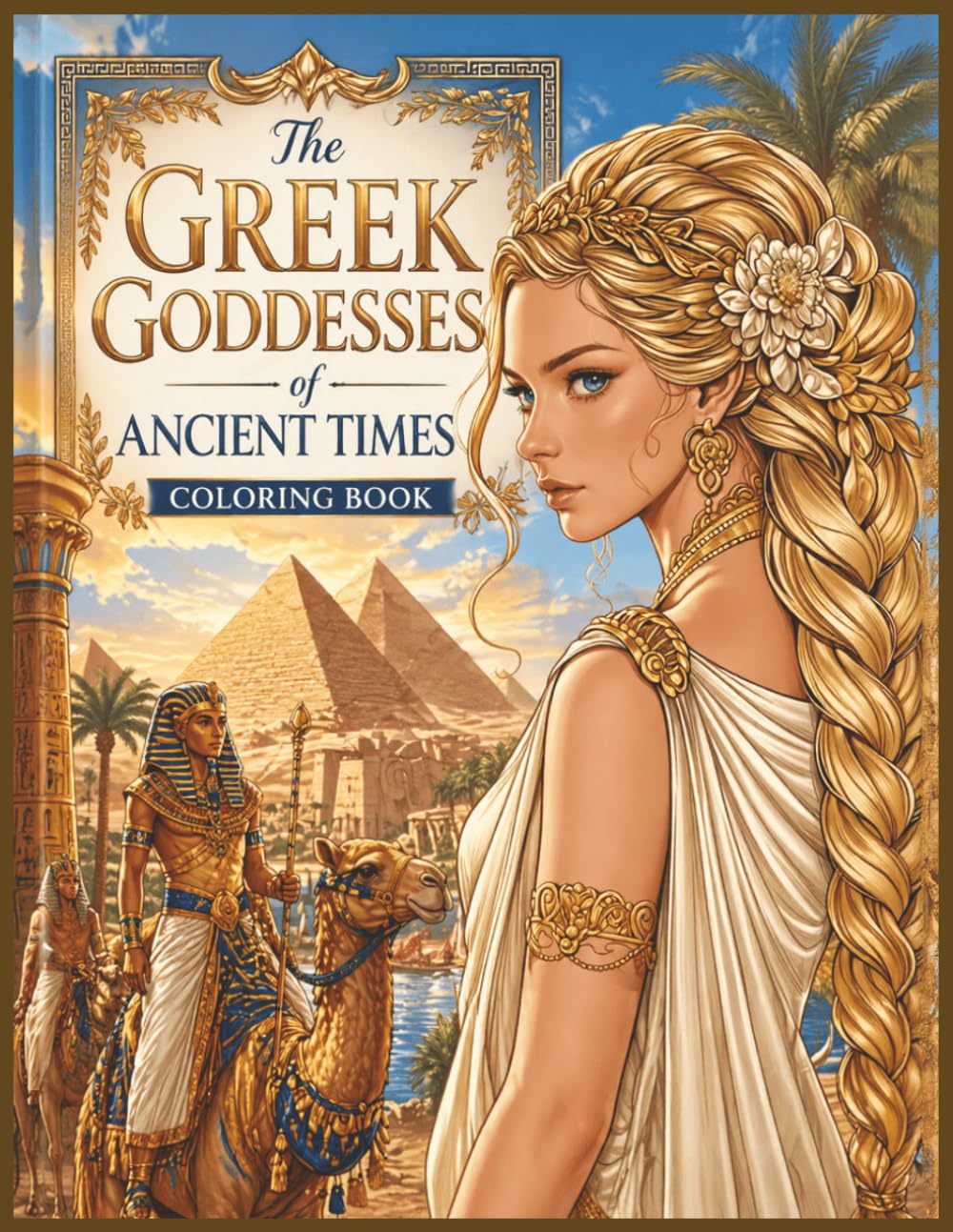 The Greek Goddesses of Ancient Times Coloring Book