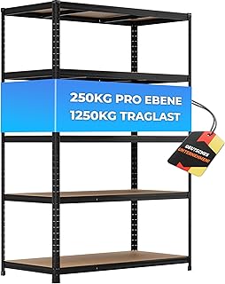 ALL Premium Schwerlastregal 180x120x60 cm