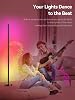Lámpara de piso de esquina LED RGBICW inteligente OIYN - 16 millones de colores DIY, más de 68 escenas, sincronización de música, control por app y control remoto, iluminación ambiental cambiante para salas, dormitorios y cuartos de juego 7
