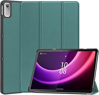 DWaybox Case for Lenovo Tab P11 Gen 2 / Tab P11 (2nd Gen) 11.5 inch, Folio Slim Lightweight Hard Shell Smart Protective Cover with Multi-Angle Stand -Dark Green
