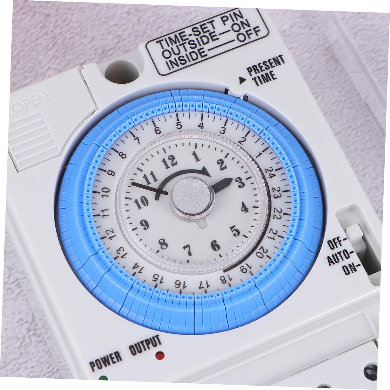 PLAFOPE Mechanischer Küchentimer Präziser Mechanischer Zeitschaltuhr aus PC mit Einfachem Design Leicht zu Bedienen und Reinigen für Kuchen Undhause