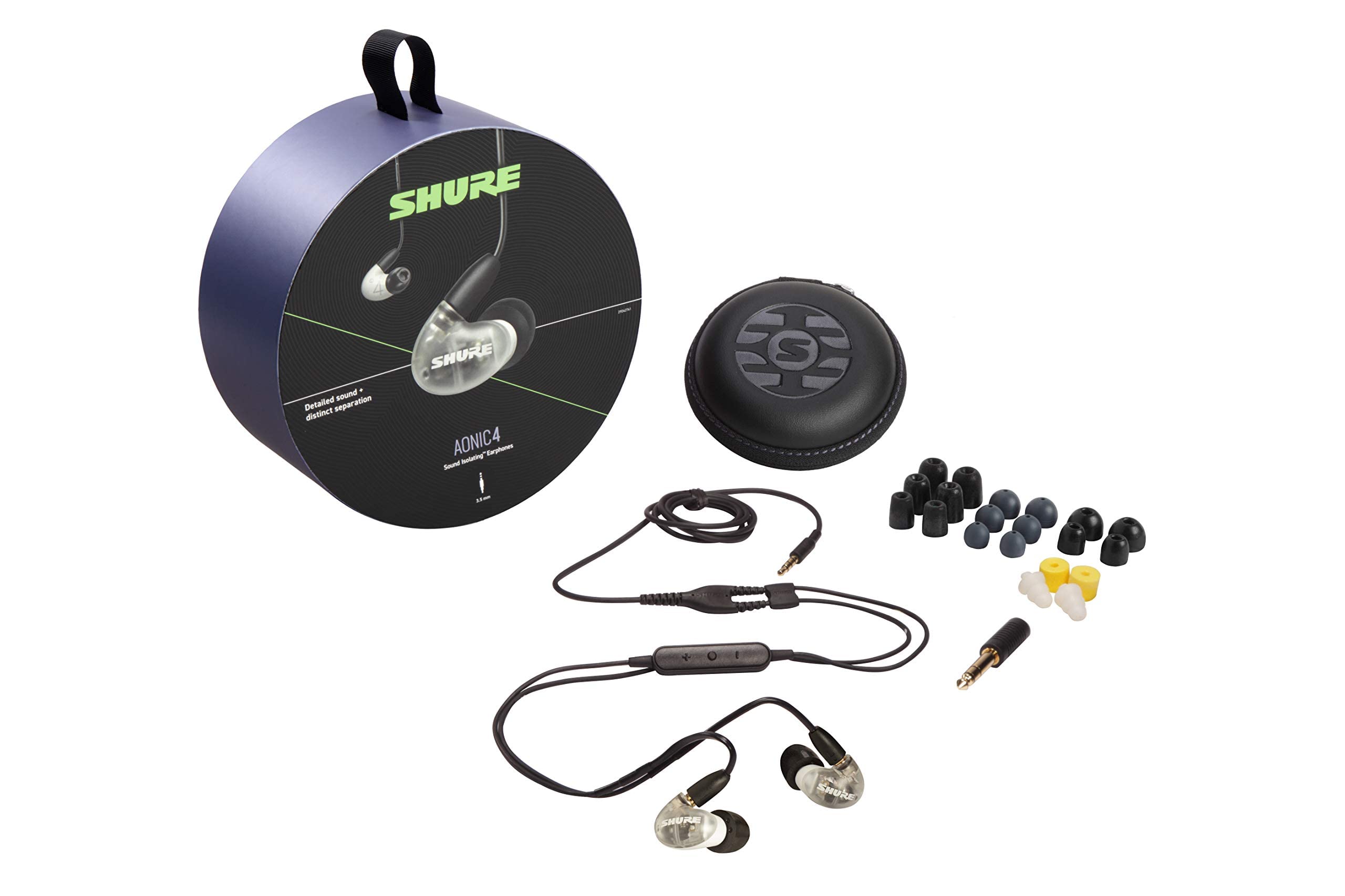Amazon | SHURE シュア AONIC 4 イヤホン SE42HYW+UNI-A ホワイト