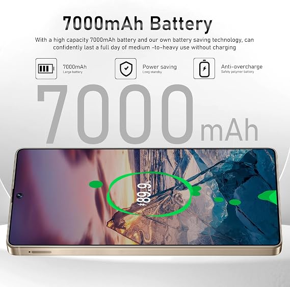 I25Ultra Unlocked Smartphone,16+512GB Unlocked Phone,6.9 HD+ Display,Built in Pen,Snapdragon 8 Gen3 7000mAh Dual Speakers 5G/Face ID/Fingerprint Lock/Dual SIM/GPS (Desert Titanium)