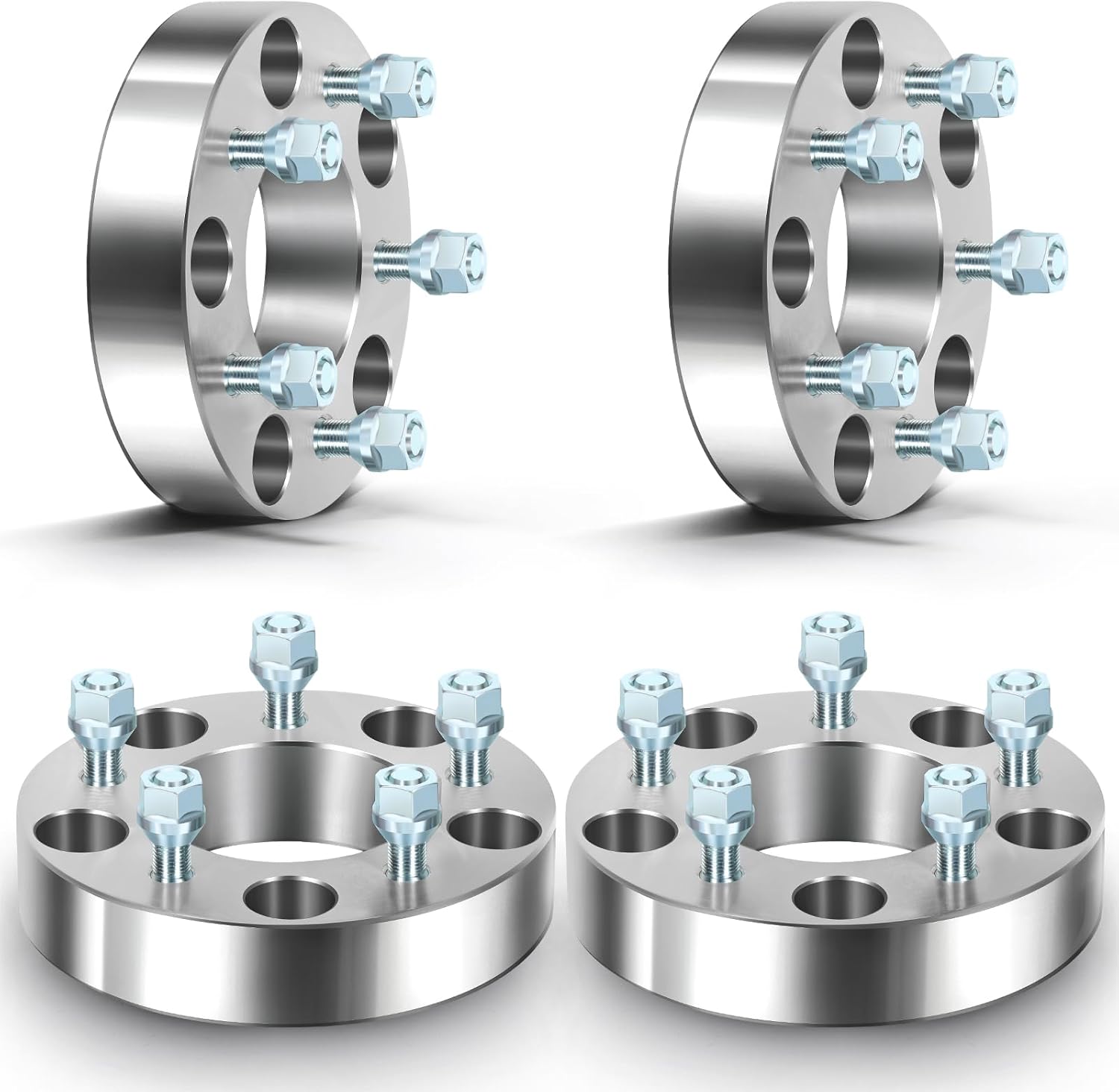 ECCPP 4PCS 1.5 inch (38mm)5×5.5 to 5×5 Wheel Adapters Conversion 5×139.7 to 5×127 for 2004-2009 for Durango 1992-1996 for Ford Bronco 1992-2002 for Ford E150 Econoline-Not fit stock wheels ECCPP 4PCS 1.5 inch (38mm)5×5.5 to 5×5 Wheel Adapters Conversion 5×139.7 to 5×127 for 2004-2009 for Durango 1992-1996 for Ford Bronco 1992-2002 for Ford E150 Econoline-Not fit stock wheels