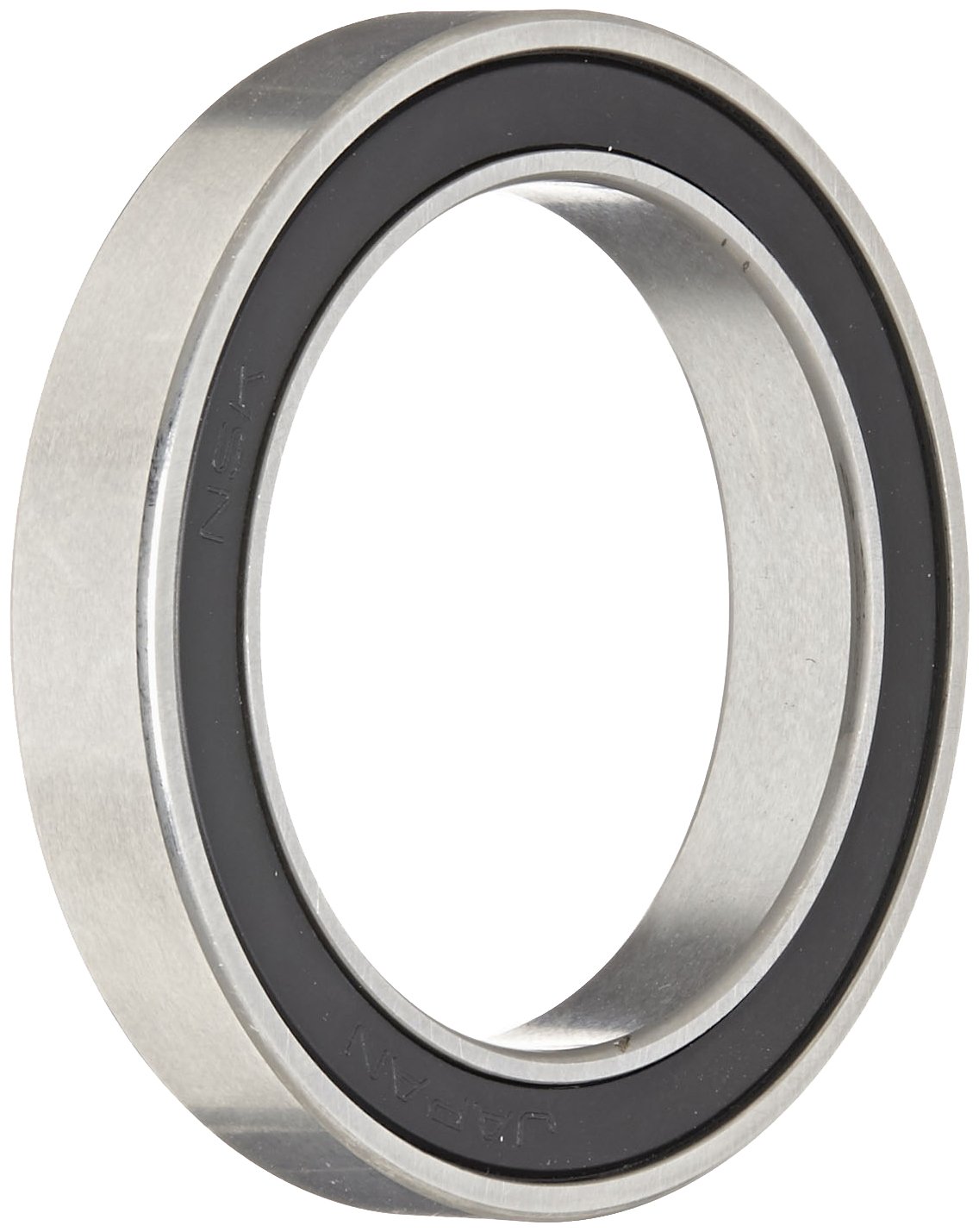 NSK 6806VV Deep Groove Ball Bearing, Single Row, Double Sealed, Non-Contact, Pressed Steel Cage, Normal Clearance, Metric, 30mm Bore, 42mm OD, 7mm Width, 15000rpm Maximum Rotational Speed, 3650N Static Load Capacity, 4700N Dynamic Load Capacity