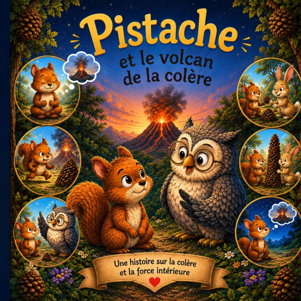 Pistache et le volcan de la colère