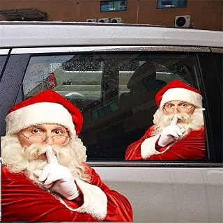 Christmas Decoration for The Elderly Car Rear Window Stickers, Car Stickers Window Stickers, Funny Car Stickers, Car Windo...