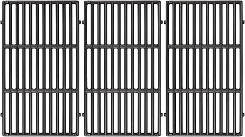 Rejillas de parrilla para Weber Genesis II - GS4 Rejilla de cocción de repuesto para Weber 66089 66097, hierro fundido, 18.75"