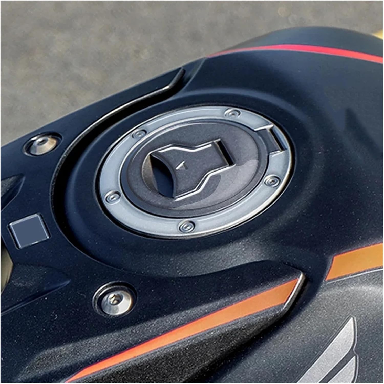 Motorcycle Tank Sticker Transparent Motorcycle Tank Fuel Cap Protection Sticker for H&ON&DA CBR650F/CB500/CB1100 Models from 2014 (5 Holes)