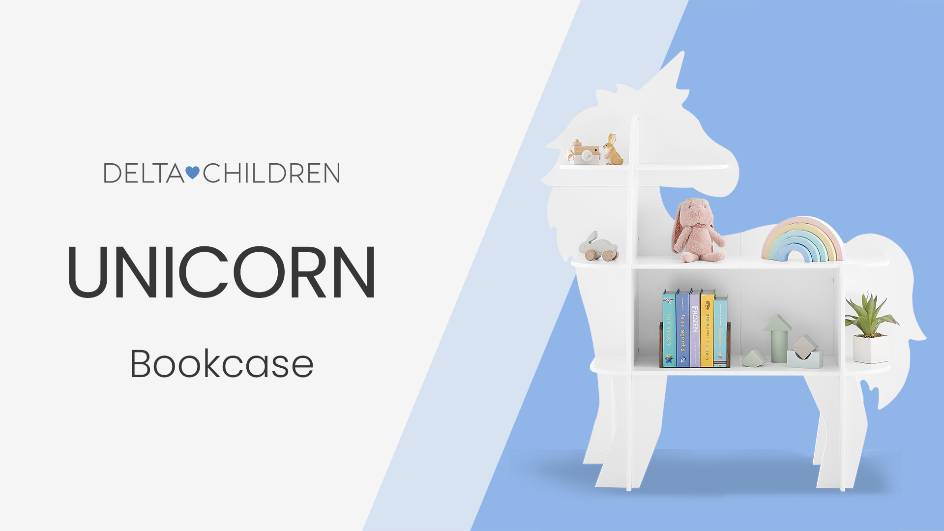 Watch Delta Children Unicorn Bookcase