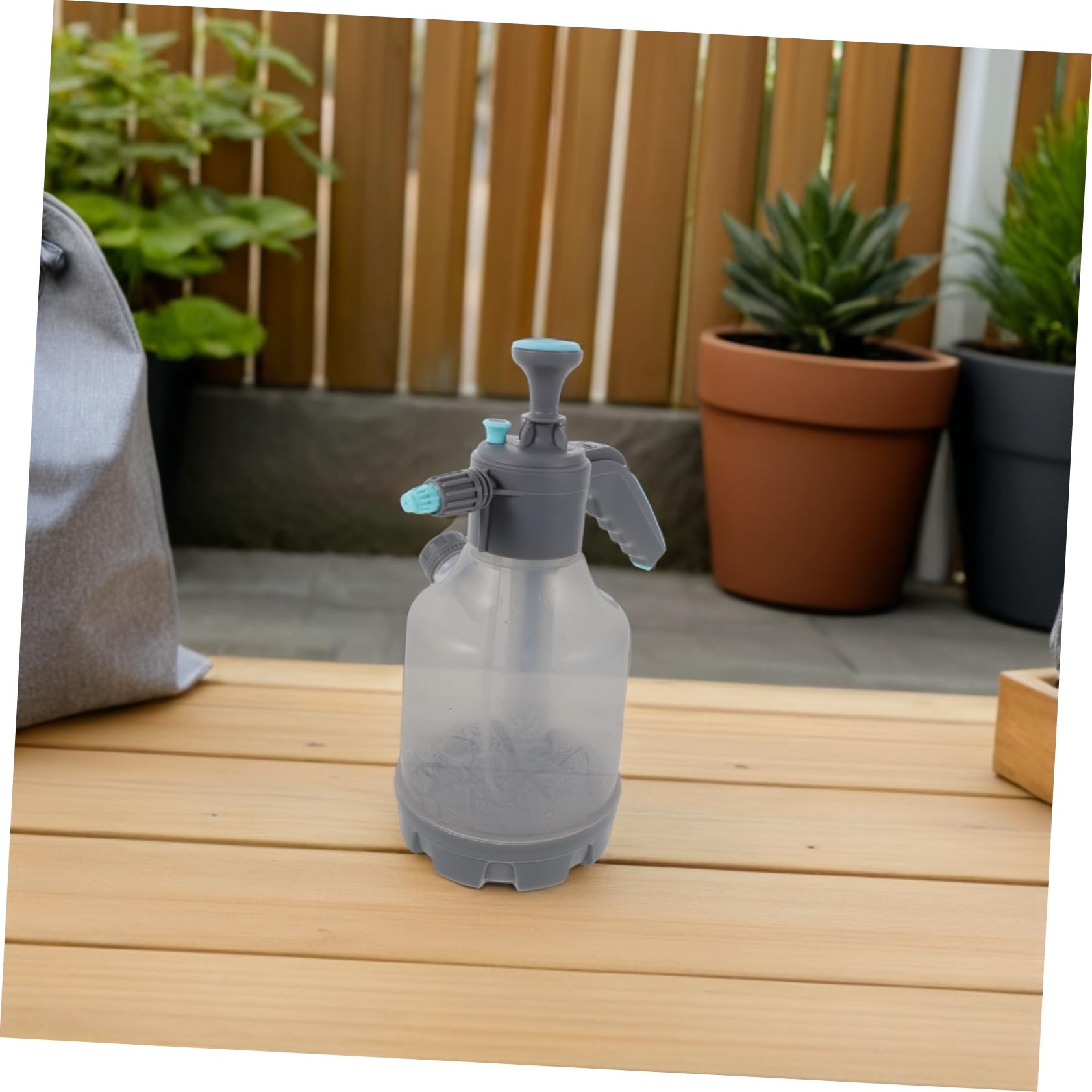 OUNONA Flacone Spray Pompa Manuale Pressione Alta Ampia Riserva d Acqua Per Irrigazione Piante Cura Auto e Lavori Domestici Costruzione Robusta Duratura