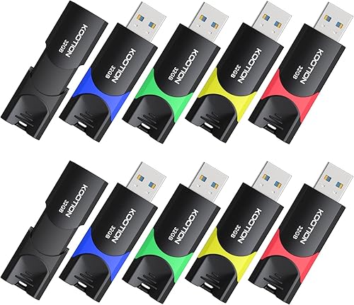 Miniatura 17 de KOOTION Unidad Flash USB 3.0 de 128 GB Unidad Pulgar Retráctil 128G Unidad Zip Ultra Alta Velocidad Memoria USB Unidad Jump Memoria Resistente con