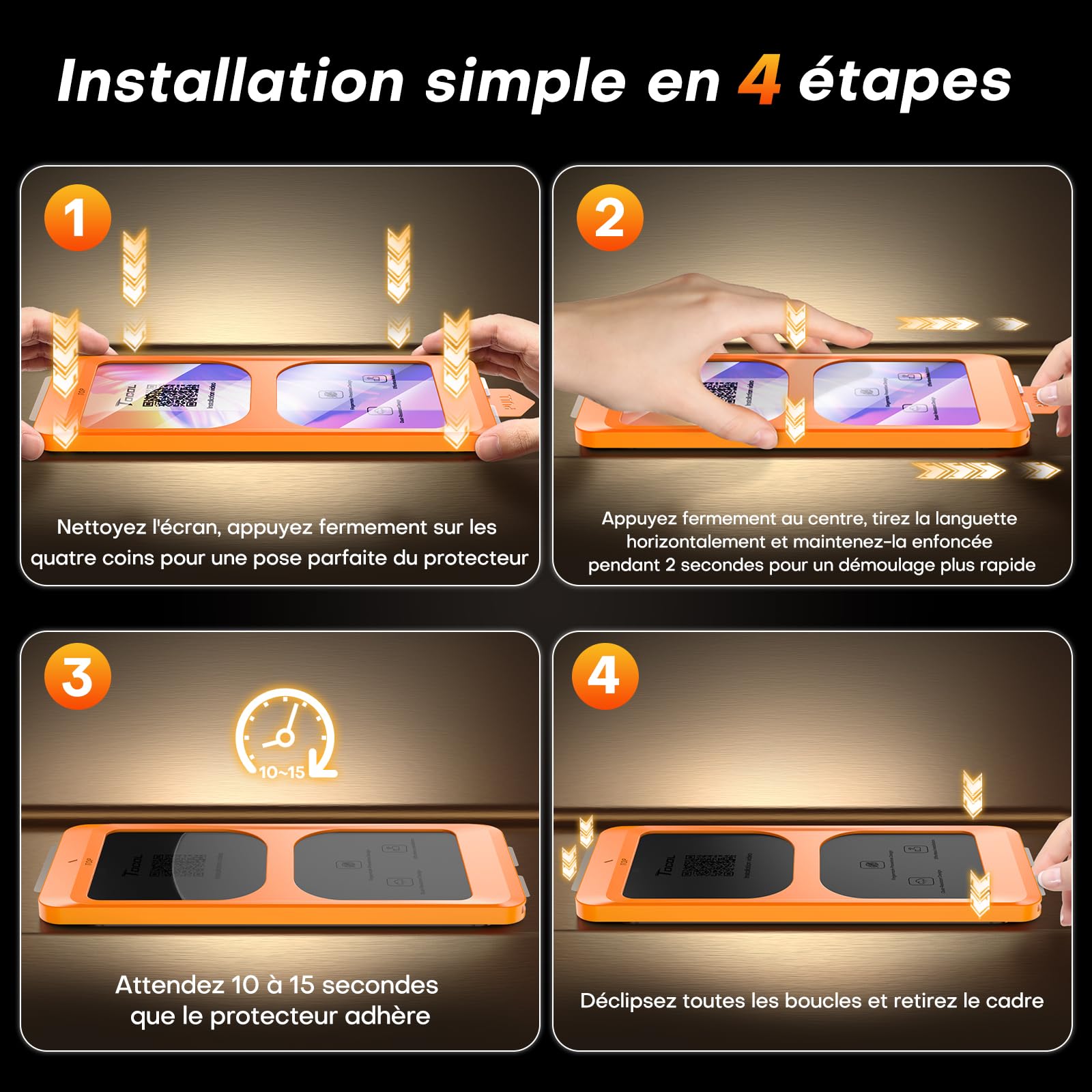 TOCOL Verre Trempé pour Samsung Galaxy S26 Ultra, Dépoussiérage Automatique, Installation Rapide, Sans Bulles, Dureté 9H, Résistant aux Rayures, Coques de Téléphone Compatibles, 2 Pièces