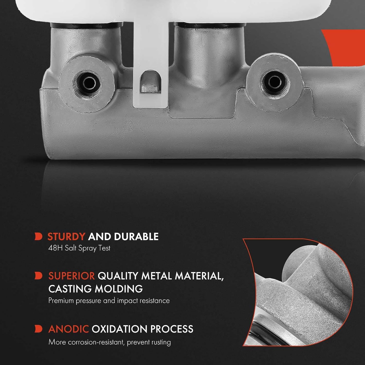 A-Premium Brake Master Cylinder Compatible with Cadillac, Chevrolet and GMC Vehicles - Escalade, Escalade ESV/EXT, Avalanche, Silverado 1500, Tahoe, Yukon, Sierra 1500, Suburban 1500, Yukon XL 1500