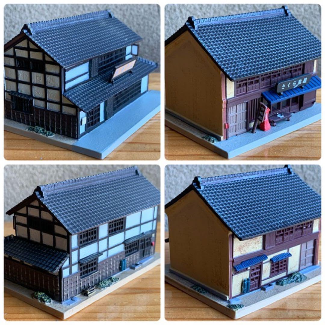 TOMYTEC ジオコレ 醤油屋・蔵2、蕎麦屋・茶屋2、旅籠2  組立済みセット Amazon.co.jp: トミーテック ジオコレ 醤油屋 蔵2蕎麦屋 茶屋2