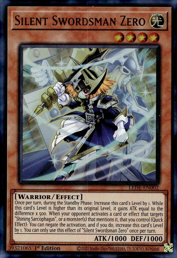 Amazon.com: YU-GI-OH! Silent Swordsman Zero - LEDE-EN002 - Ultra