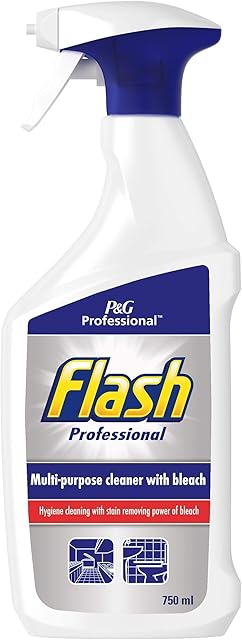 Professional Flash Spray Cleaner Bleach 10x750ml