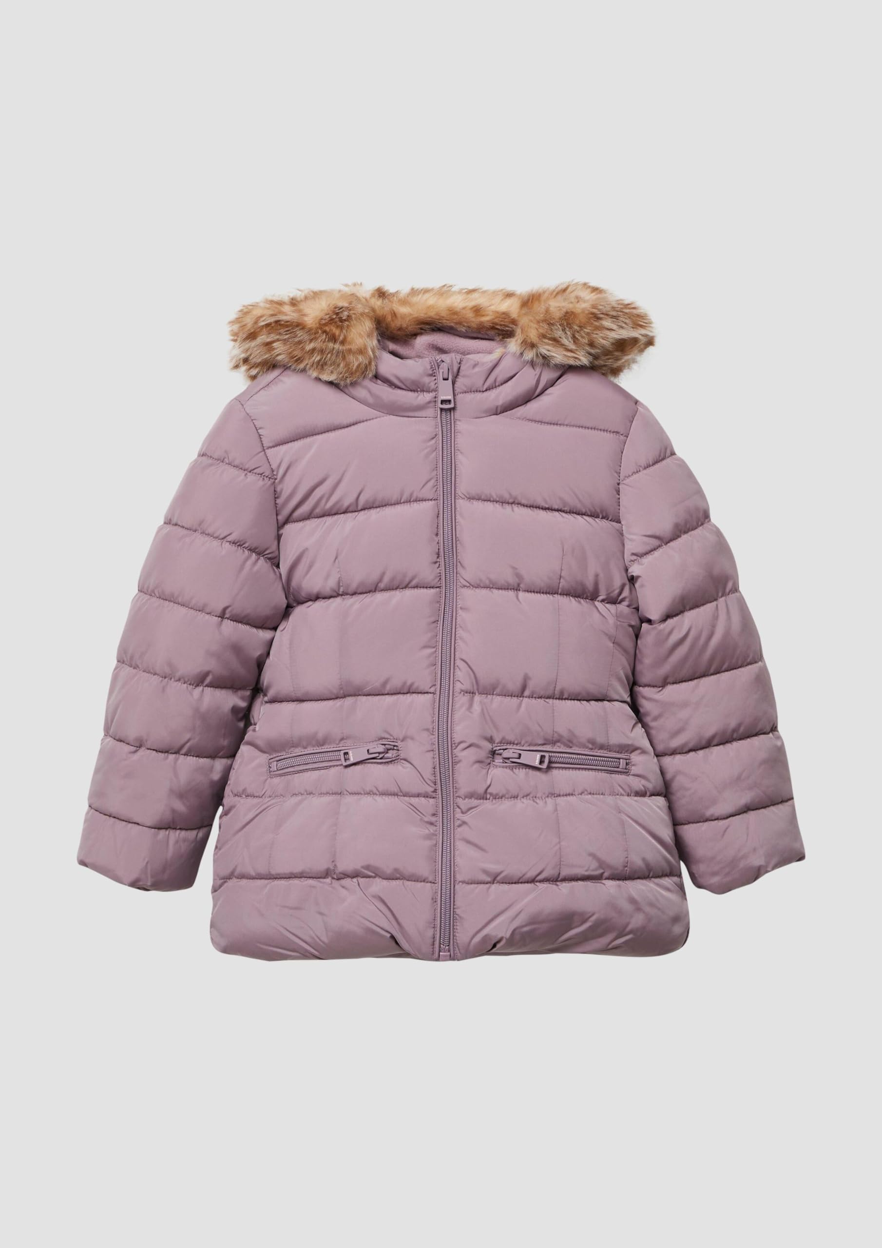 s.Oliver Steppjacke mit Kapuze und Fleece-Futter