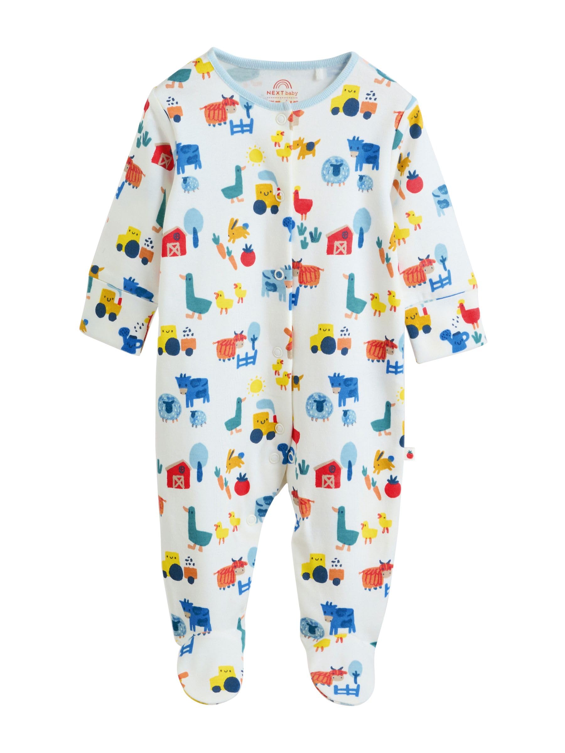 NEXT Baby Jungen Schlafanzüge für Babys, 3er-Pack