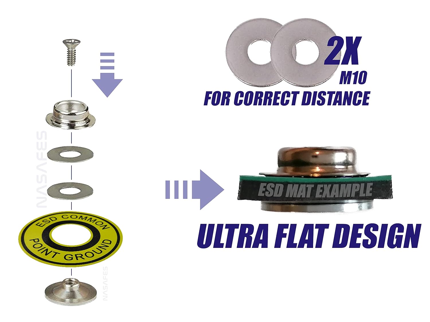 Buy Grounding Snap with ESD Grounding Plug for Universal Grounding