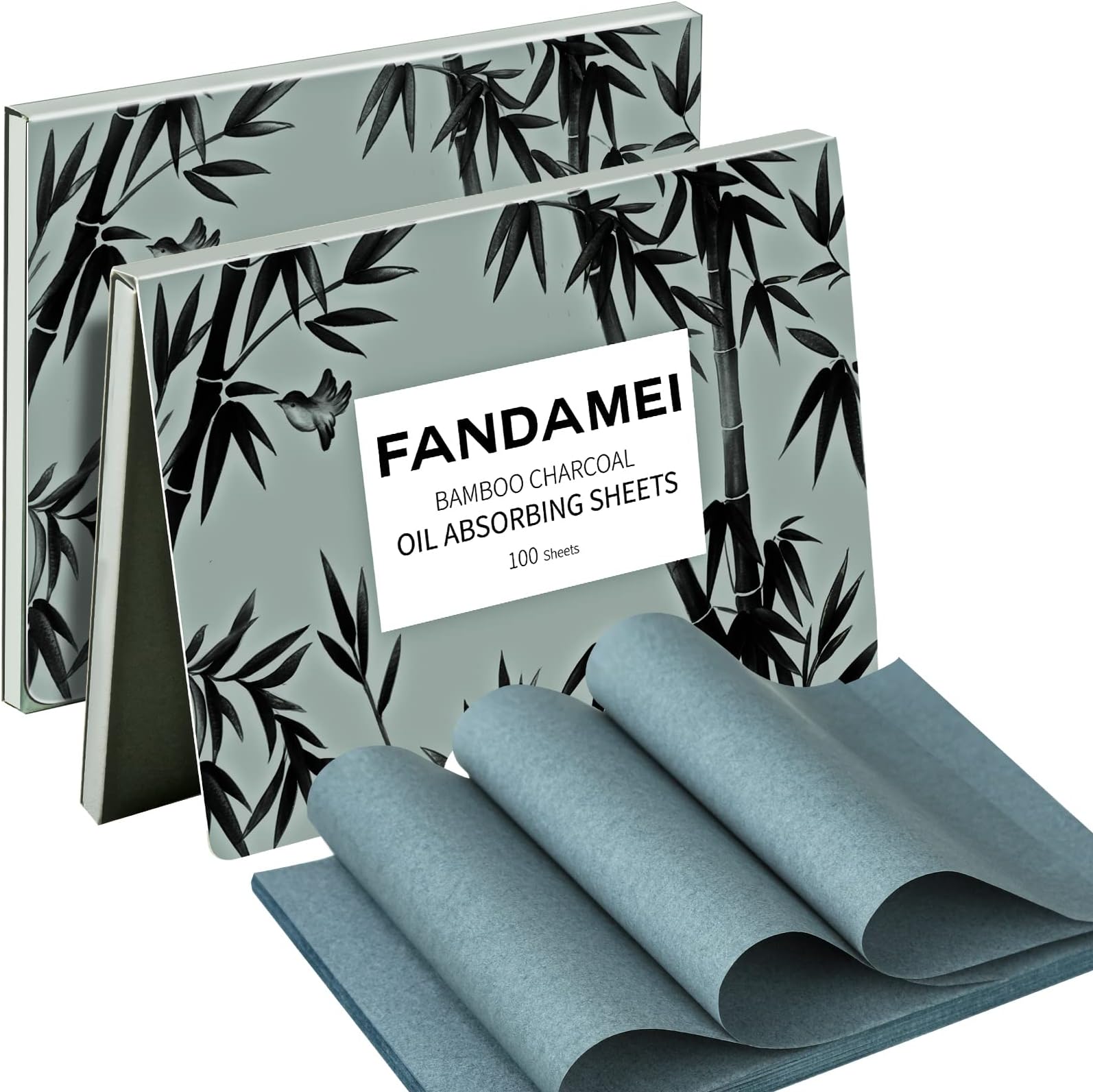 FANDAMEI 600 Counts Oil Blotting Sheets For Face, Blotting Paper for Oily Skin, Oil Control Film, Oil Absorbing Sheets For Face, Oil Absorbing Tissues, Oil Blotting Papers