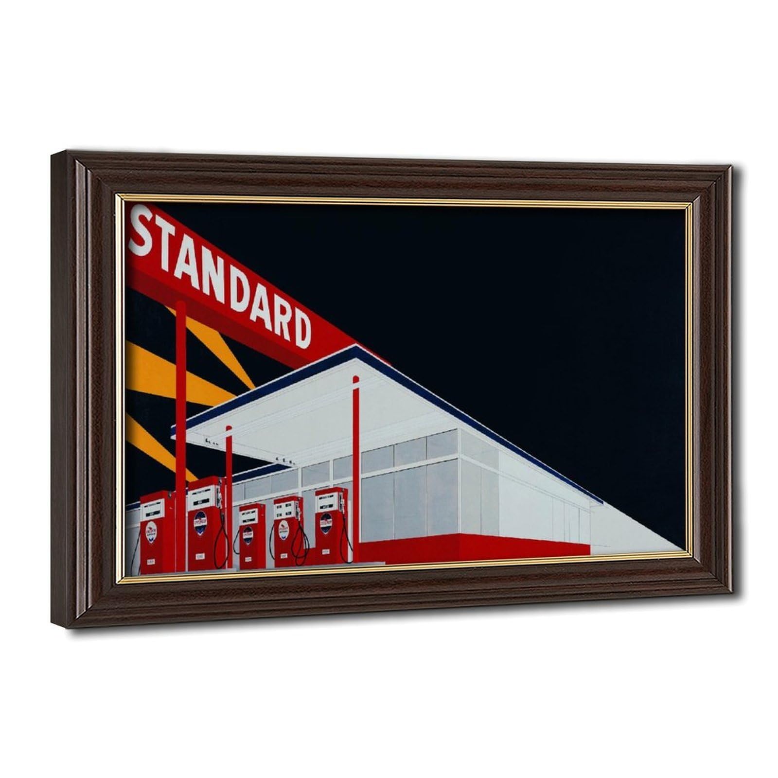 Toile murale Night Ed Ruscha poster cadre 40,6x61 cm - 8