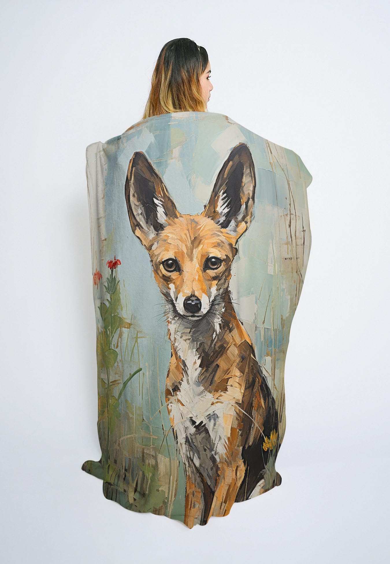 Amazon.com: CAPITUNEISKINEPA Jackal Blanket Gifts Blanket for Bed