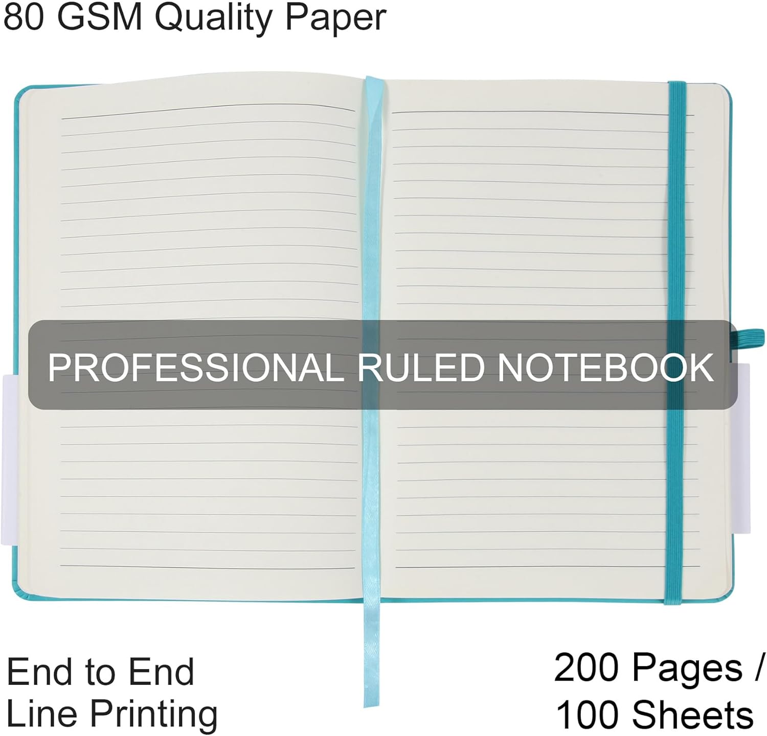 20 Pack Journals for Writing College Ruled Notebooks Journal in Bulk, Hardcover Notebooks (200Pages) for Note Talking, Lined Bullet Journals for Home School Office, 5.7"x8.4", 10 Colors
