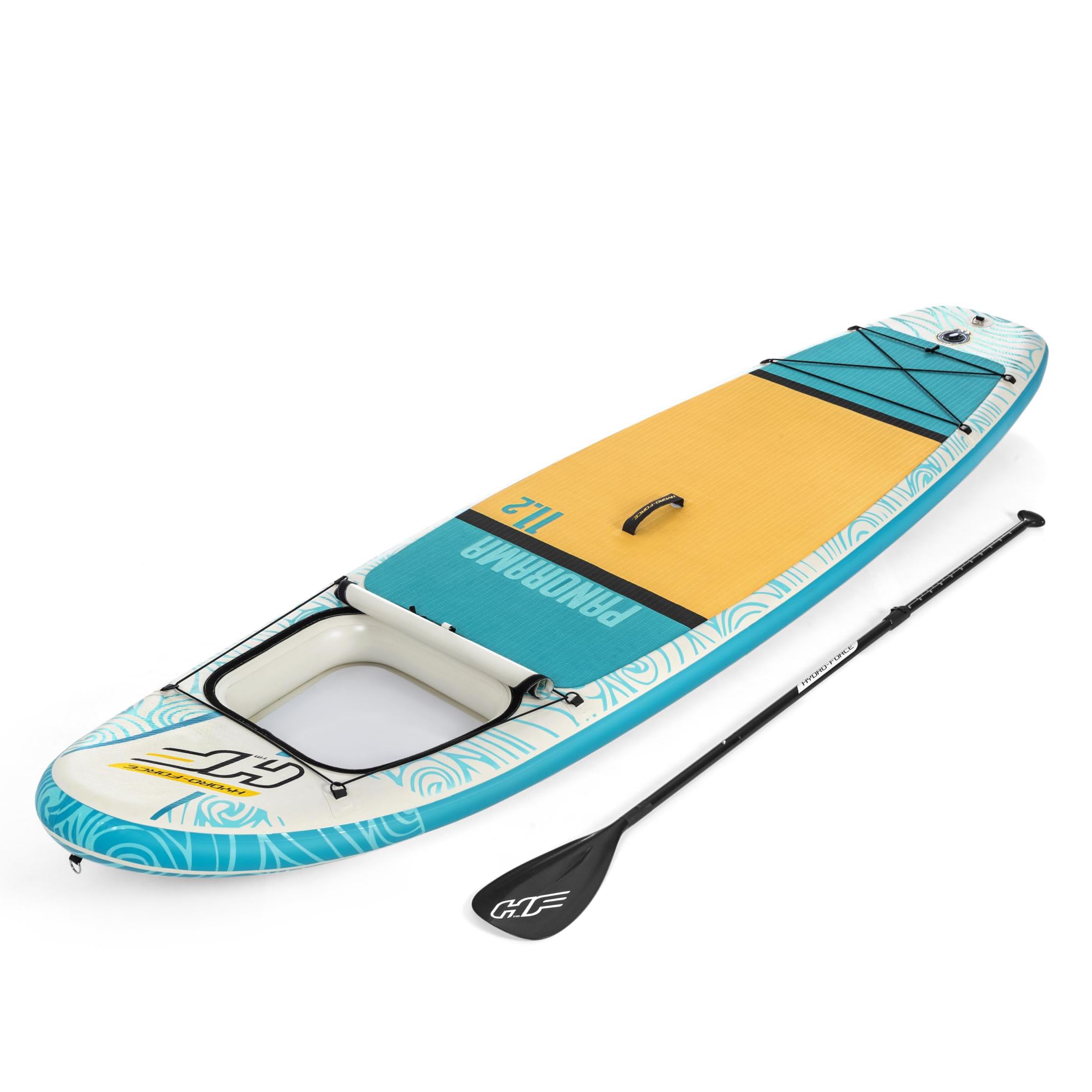 Bestway 65363 Set da SUP Gonfiabile Hydro-​Force™ Panorama™, 340x89x15