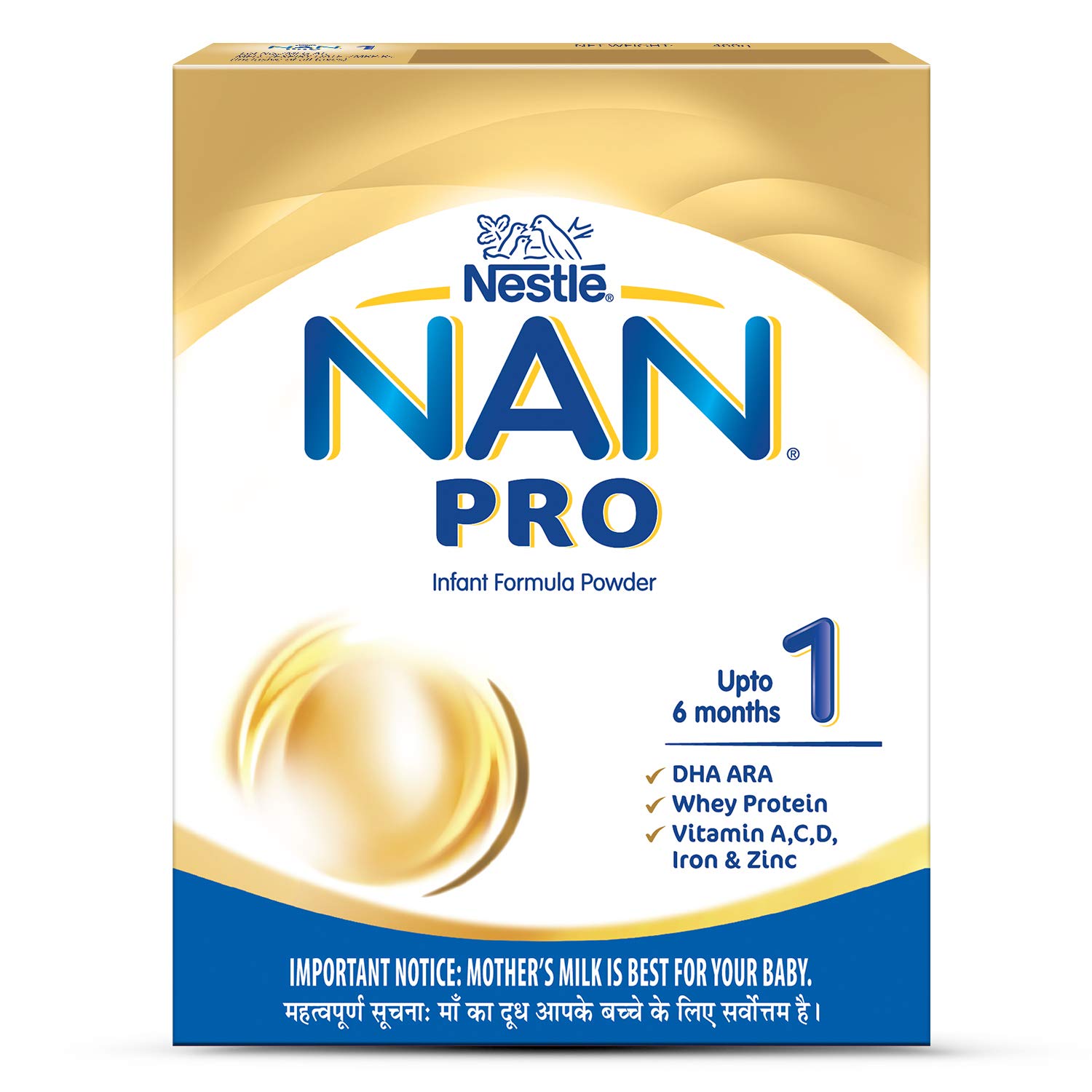 Nestle Nan Pro 1 Infant Formula Powder Upto 6 Months Stage 1 400g Bag In Box Pack Buy Online In Egypt At Undefined 64795941
